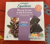 Mängden socker i Barras cruas avelã & cacau