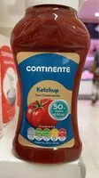 Mängden socker i Ketchup 50% menos açúcar