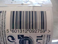 Mängden socker i Sabor a Frutos Vermelhos