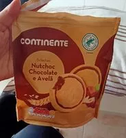 Mängden socker i Bolachas Nutchoc Chocolate e Avelã