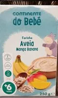 Mängden socker i Farinha Aveia manga banana