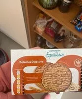 Mängden socker i Bolachas digestive continente
