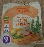 Mängden socker i Fruit végétal pour bébé  snack biologique