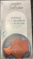 Mängden socker i Pepitas de Caramelo e Flor de Sal