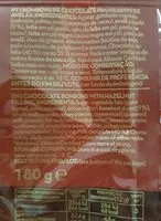 Mängden socker i Bombons Chocolate e Avelã