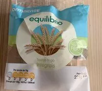 Mängden socker i Equilíbrio Tostas trigo integrais
