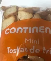 Mängden socker i tostas