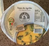 Mängden socker i Sopa de Agrião