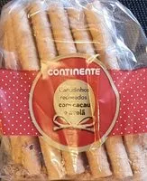 Mängden socker i Canudinhos recheados com cacau e avelã