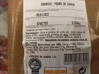 Mängden socker i Chouriço Mouro