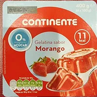 Mängden socker i Gelatina sabor morango