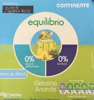 Mängden socker i Gelatina sabor Ananás