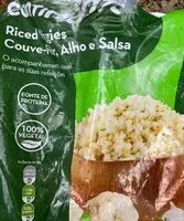 Mängden socker i Riced veggies - couve flor, alho e salsa