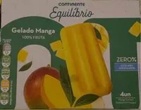 Mängden socker i Gelado manga