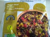 Mängden socker i Veggie Meal Quinoa Feijão e Pimentos