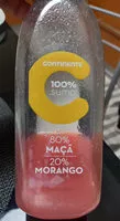 Mängden socker i 100% sumo 80% Maçã 20% Morango
