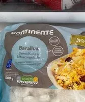 Mängden socker i Bacalhau desfiado continente