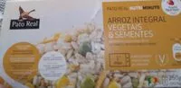 Mängden socker i Arroz integral Vegetais e Sementes