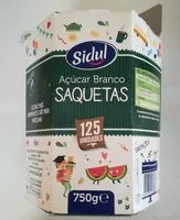 Mängden socker i Açúcar branco saquetas