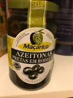 Mängden socker i Azeitona Macarico Pta 165GR Rodelas