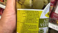 Mängden socker i Olives Vertes Entières