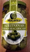 Mängden socker i olives vertes dénoyautées