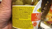 Mängden socker i Azeitonas Verdes Recheadas com Pasta de Pimento