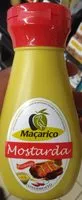 Mängden socker i Macarico Moutarde Forte