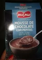 Mängden socker i Micau Mousse Chocolat Pepites 145G