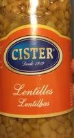 Mängden socker i Lentilles