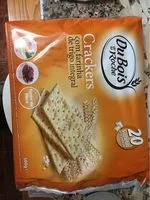 Mängden socker i Crackers com farinha de trigo integral