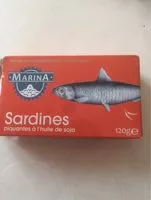 Mängden socker i Sardines piquantes a l huile de soja