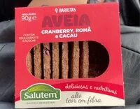 Mängden socker i AVEIA Cranberry, Romã e cacau