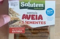 Mängden socker i Barritas de Aveia