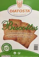 Mängden socker i Biscottes