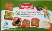 Mängden socker i Mini Biscotes con harina integral de trigo
