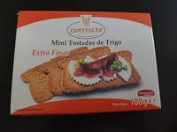 Mängden socker i Mini tostadas de trigo extra finas