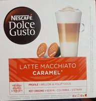 Mängden socker i Latte macchiato caramel