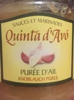 Mängden socker i Purée d'ail