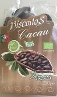 Mängden socker i Biscoitos Cacau Bio 220 GR - Próvida