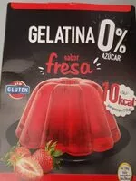 Mängden socker i Gelatina fresa 0%