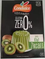 Mängden socker i Gelatina zer0% sabor kiwi