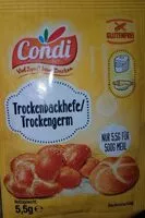 Mängden socker i Trockenhefe