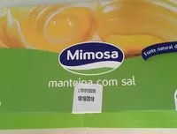 Mängden socker i Manteiga com sal Mimosa