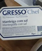 Mängden socker i Manteiga com sal