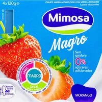 Mängden socker i Iogurte magro aromatizado morango