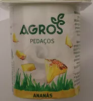 Mängden socker i Iogurte com Pedaços de Ananás