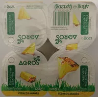 Mängden socker i Iogurte com Pedaços de Ananás