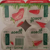 Mängden socker i Iogurte com Pedaços de Morango