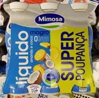 Mängden socker i líquido, magro, ananás e coco